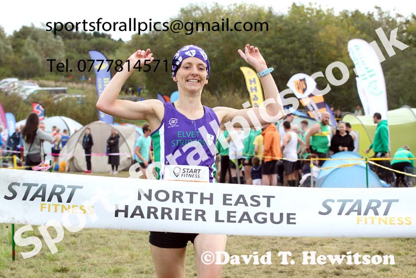 Senior womens 2021 North Eastern Harrier League, Druridge Bay. Photo: David T. Hewitson/Sports for All Pics